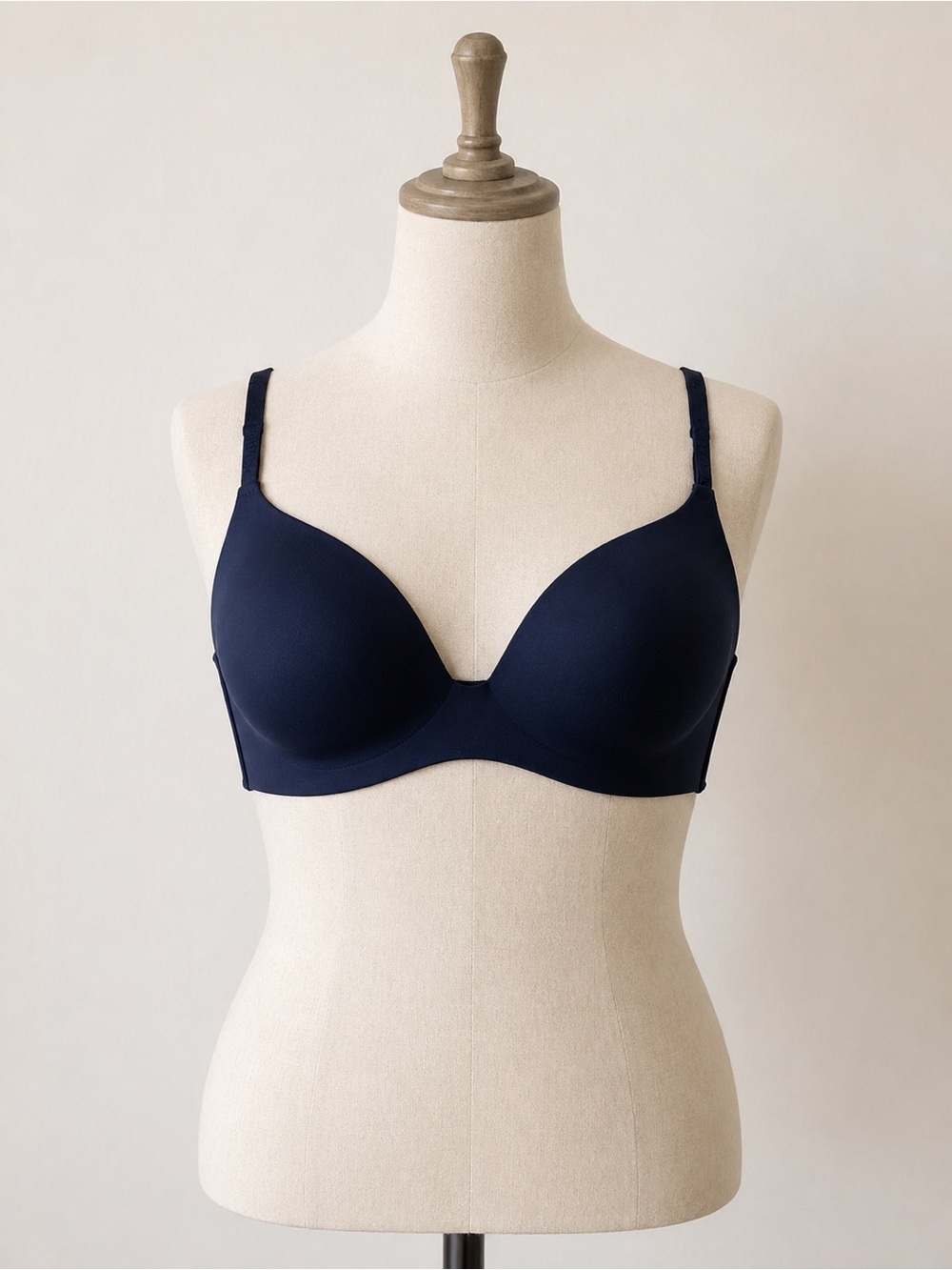Nautica 36C‎ Navy Wireless T-Shirt Bra Smooth Everyday Comfort